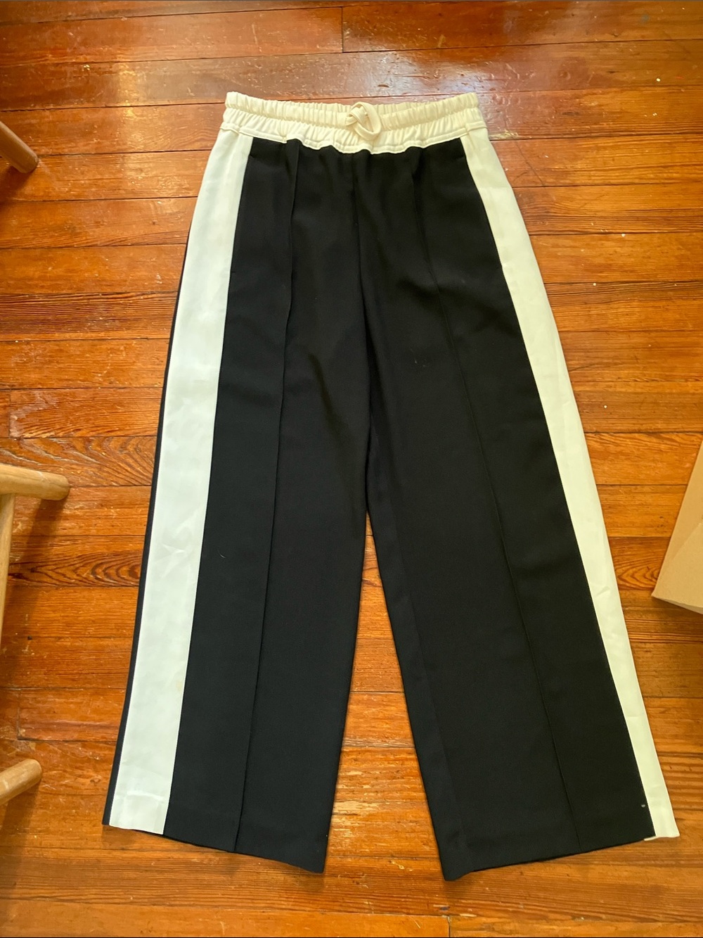 Reiss Wide Leg Side Stripe Pant